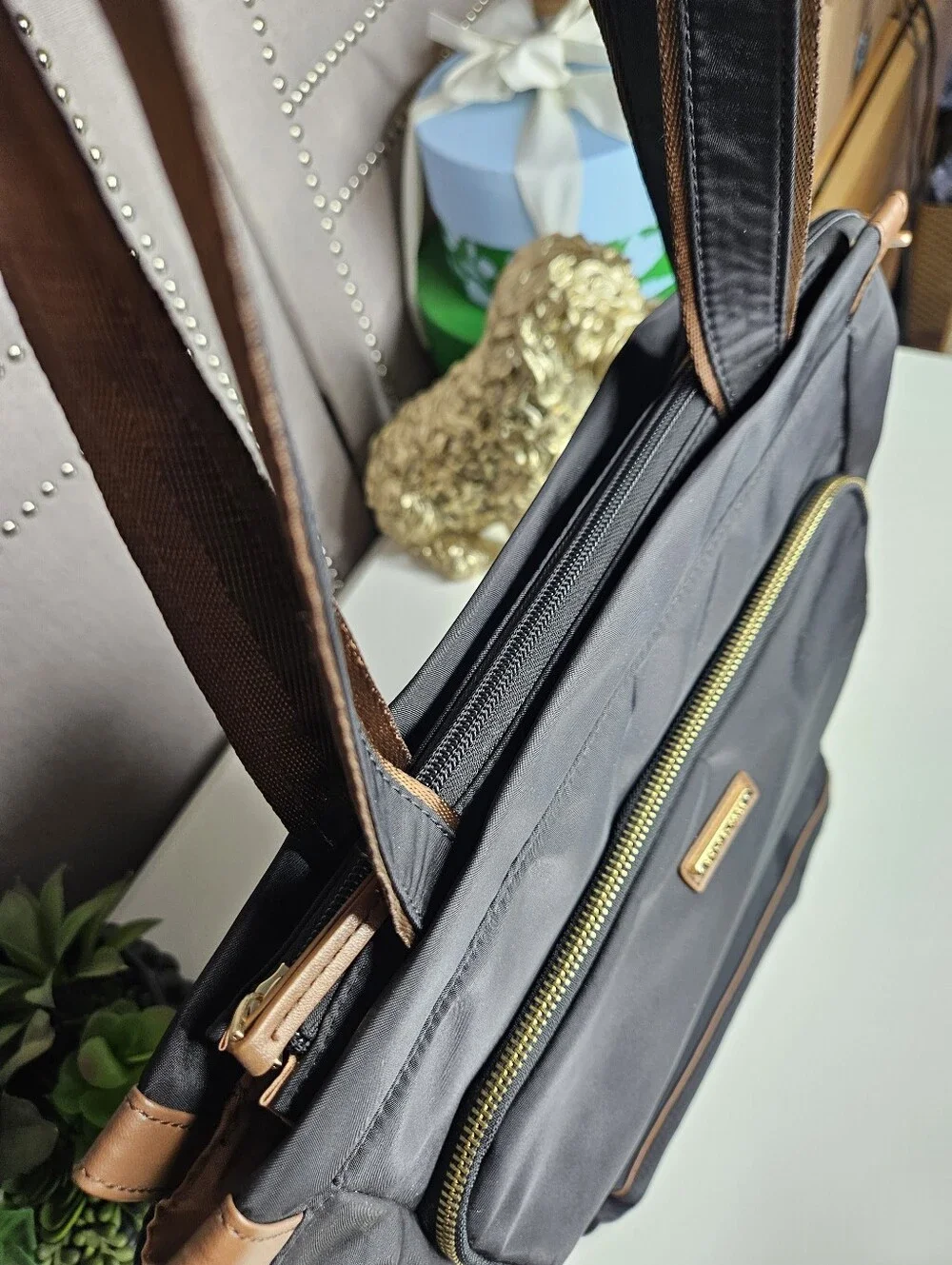 Golf Supags Convertible Shoulder/Backpack Brown Black